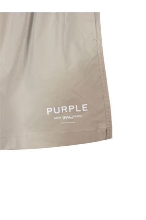 Shorts in tessuto leggero beige PURPLE BRAND | P504PTRM226BROWN